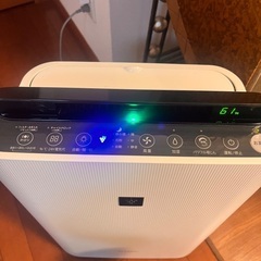 プラズマクラスター 空気清浄機能付き加湿器の画像