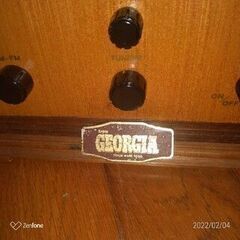 【最終値下げ】ジョージア（GEORGIA）アンティークラジオの画像