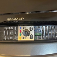 SHARP/AQUOS/TV/テレビ/リモコン付き/Blu-ray/DVD/HDMIの画像