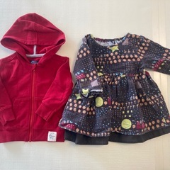 女の子80サイズ　冬服の画像