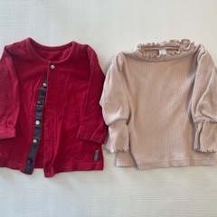 女の子80サイズ　冬服の画像