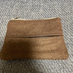 Harris Tweed ヘリンボーンポーチの画像
