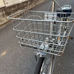 値下げ　自転車　ステンレス製防錆タイプ　ブリヂストン製２7インチ　3段変速　譲渡証明書用意有　銀色の画像