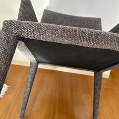 フライミー ダイニングチェア グレー系 オシャレの画像