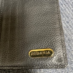 ブラック レザー 長財布の画像