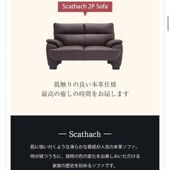 ソファ 2Pソファ ソファー モダン ソファ おしゃれ シンプル 脚付き COW/PVC 2人用 の画像