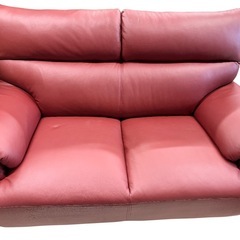 ソファ 2Pソファ ソファー モダン ソファ おしゃれ シンプル 脚付き COW/PVC 2人用 の画像