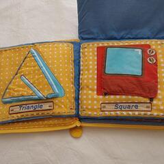 知育に❕シャカシャカ音も楽しめる❕ロンパーズ 布製 形の絵本の画像