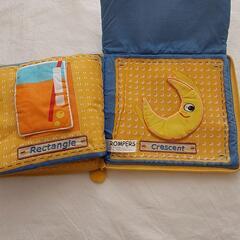 知育に❕シャカシャカ音も楽しめる❕ロンパーズ 布製 形の絵本の画像