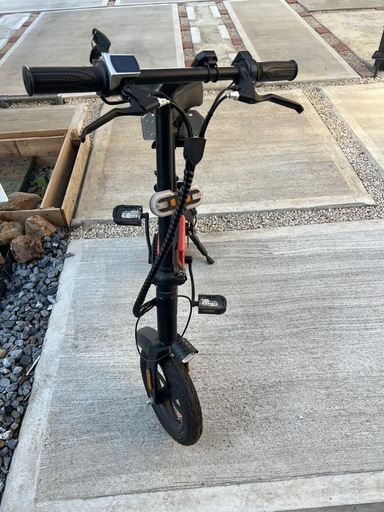 電動付き自転車 (あるふ) 古河の折りたたみ自転車の中古あげます・譲り