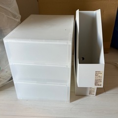 無印本スタンド&ミニ引き出しの画像