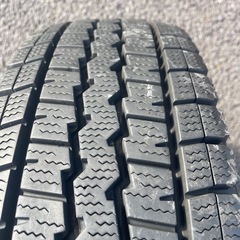 プロボックス　サクシード向け【美品】ヴェルヴァ 13in 5.00B +36 PCD100 ダンロップ ウィンターマックス SV01 165R13 LT の画像