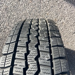 プロボックス　サクシード向け【美品】ヴェルヴァ 13in 5.00B +36 PCD100 ダンロップ ウィンターマックス SV01 165R13 LT の画像