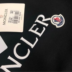 MONCLER モンクレール スウェット トレーナー ブラック ロゴ 未使用の画像