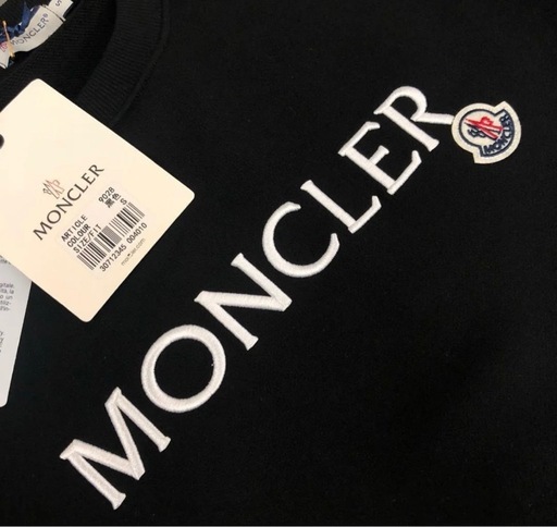 MONCLER モンクレール スウェット トレーナー ブラック ロゴ 未使用