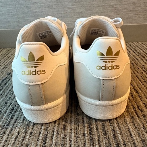 adidas スーパースター ワンダーホワイト ゴールド レディース スニーカー