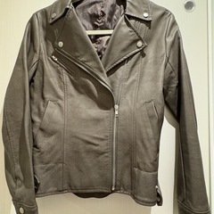 レザージャケットレディースMの画像
