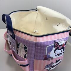 ☆【おもちゃ収納 2点セット】サンリオ 未使用ぬいぐるみ2体付き クロミ マイメロ 大容量 中古品(NF251216)546-134の画像