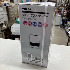 O2512-423 YUASA セラミックファンヒーター 年式不明 未開封 YA-S1270C　の画像