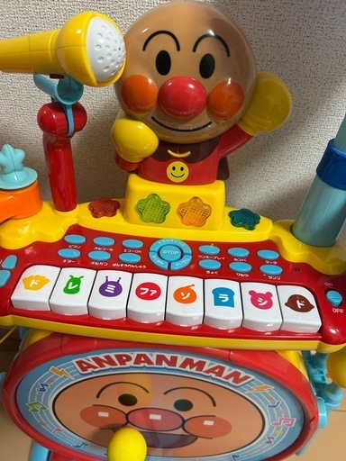 ジョイパレット アンパンマン ノリノリライブ♪BIG電子ドラム&キーボード APビッグデンシドラムキ-ボ-ド
