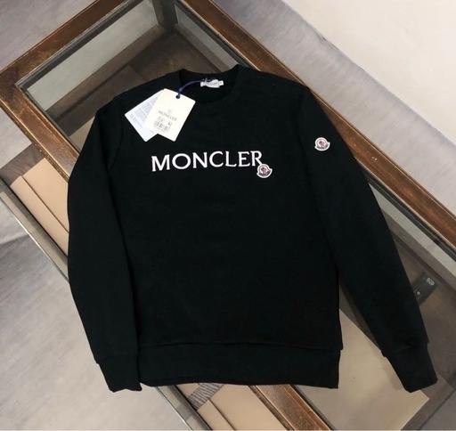 MONCLER モンクレール スウェット トレーナー ブラック ロゴ 未使用2