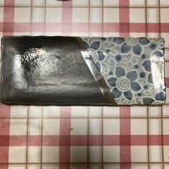 長方形のお皿五枚セットの画像