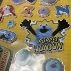 PUPPET SUNSUN シールの画像
