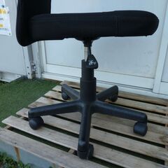 オーヤマ イス ブラック H298Fの画像