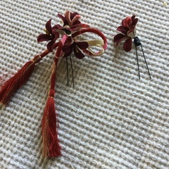 和装髪飾りの画像