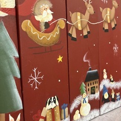 トールペイント　サンタクロース　5個セットの画像