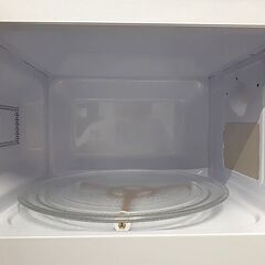 美品【17L 2023年製 電子レンジ YAMAZEN】PJRB-177-WH5 50Hz専用 700W/500W/200W ターンテーブル 単機能レンジ ホワイト 単身者 一人暮らし 山善 ヤマゼン 札幌 北20条店の画像