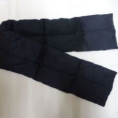 ( E-118 )UNIQLO ユニクロ ヒートテックライニングパデッドマフラー ネイビー 361-470023 中古の画像