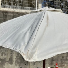 ガーデンパラソル 白の画像