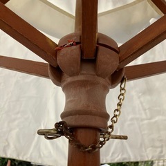 ガーデンパラソル 白の画像