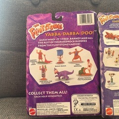 フリントストーン　フィギュア　4セットの画像