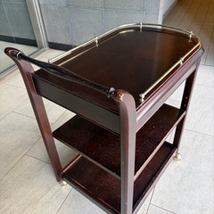 【価格交渉🆗】木製ワゴン　maruniの画像