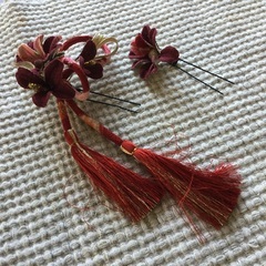 和装髪飾りの画像