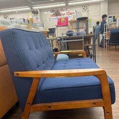 【ジモティ割引あり】【ジャングル守口店】2人掛けソファー　W1150×D600×H780の画像