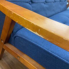 【ジモティ割引あり】【ジャングル守口店】2人掛けソファー　W1150×D600×H780の画像