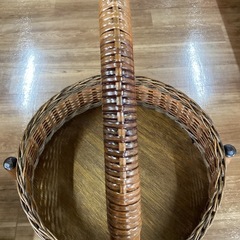 ラタンバスケット【町田市再生家具】252689の画像