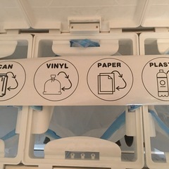 分別ゴミ箱
【未使用】の画像