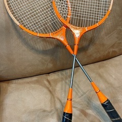 【新品・レトロ品】Kawasaki 「special」・バドミントンラケット ダブルセットの画像