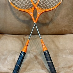 【新品・レトロ品】Kawasaki 「special」・バドミントンラケット ダブルセットの画像