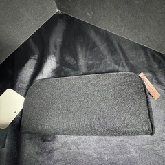 固いフェルト製ペンケース黒・グレー6個ずつ計12個の画像