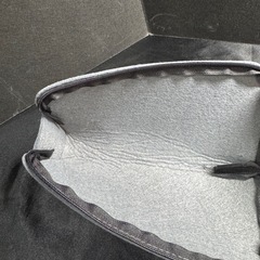 固いフェルト製ペンケース黒・グレー6個ずつ計12個の画像