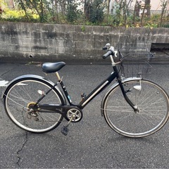 シティサイクル　ママチャリ　ギア6段の画像