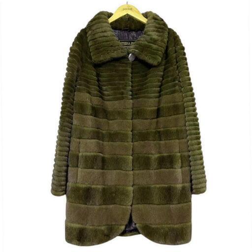 美品　コペンハーゲン　KOPENHAGEN　近代毛皮　軽量　ミンクコート　80㎝