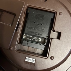 CASIO 掛け時計の画像