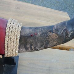 水牛の角 置き物の画像