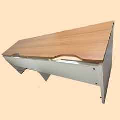 事務デスク　2人用 事務机　オフィス　片面　フリーアドレス　2000×600 プラス b-Foretの画像